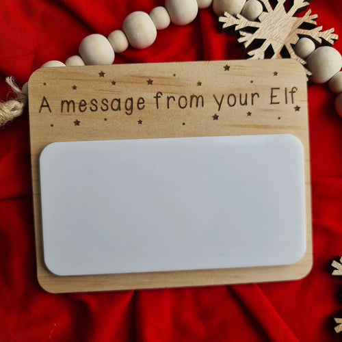 A message from your Elf