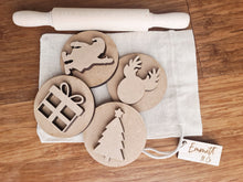 Load image into Gallery viewer, Christmas Playdough stamp bundle