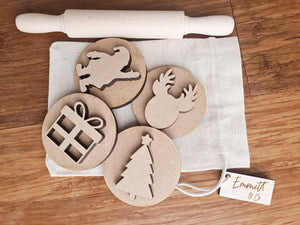 Christmas Playdough stamp bundle